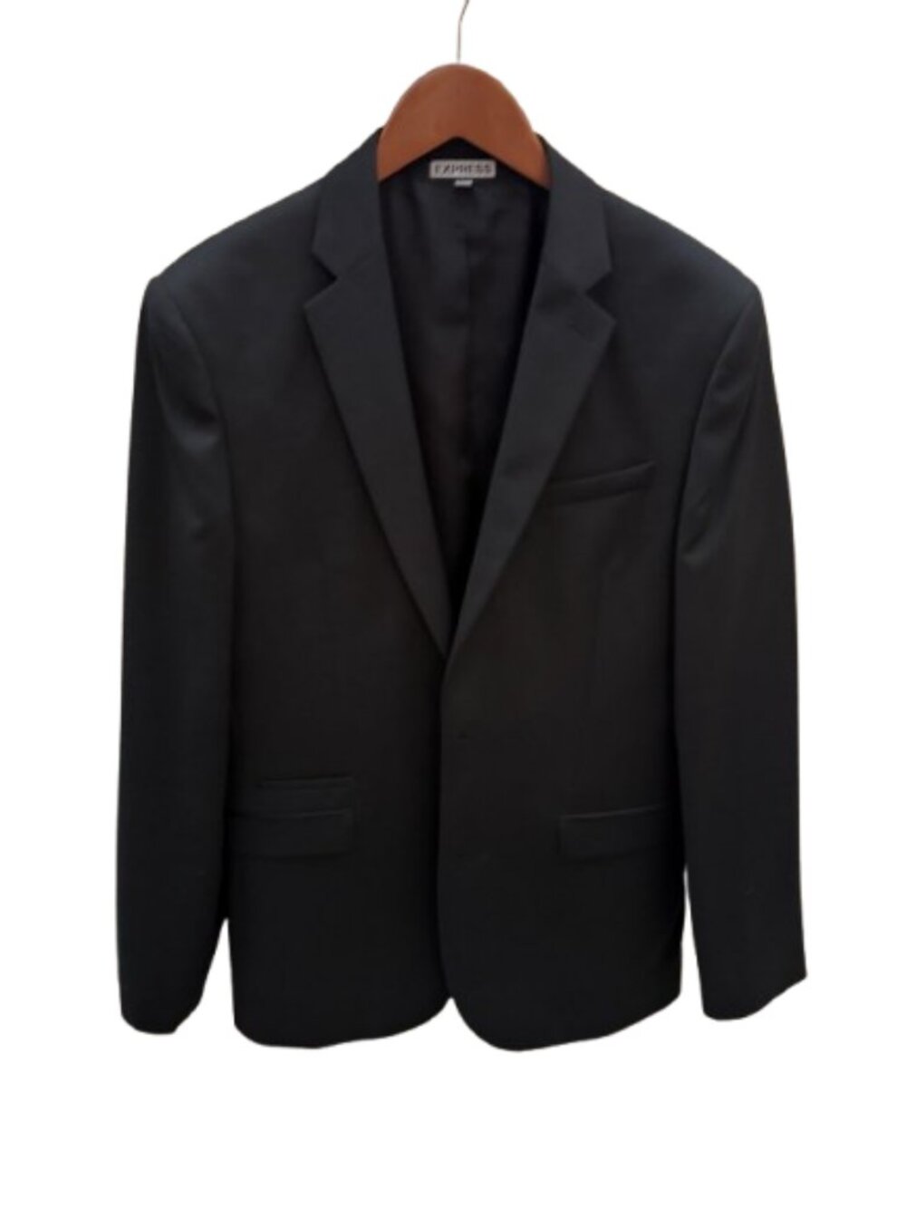 Express Photographer Slim Fit Suit Jacket Blazer Black Men 38 Long - Picture 2 of 8